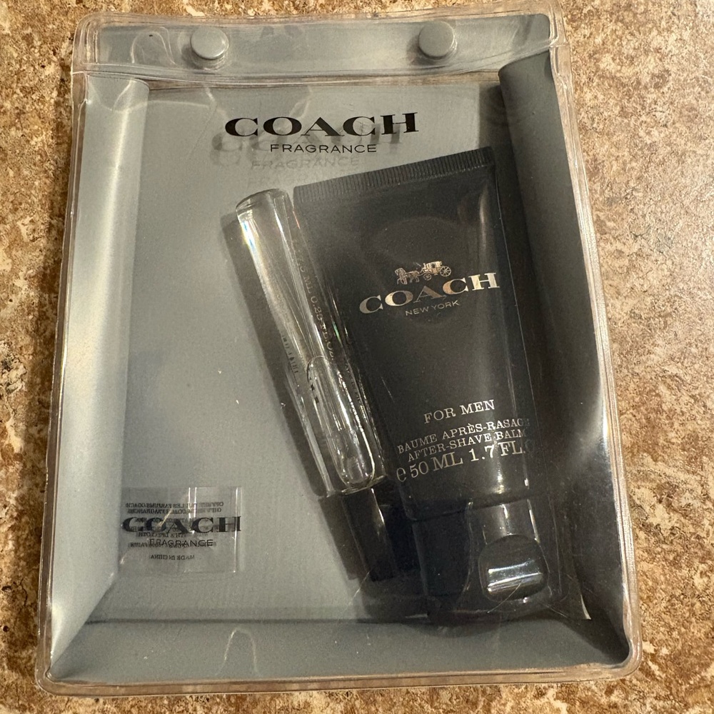 New Coach Men's Travel Kits